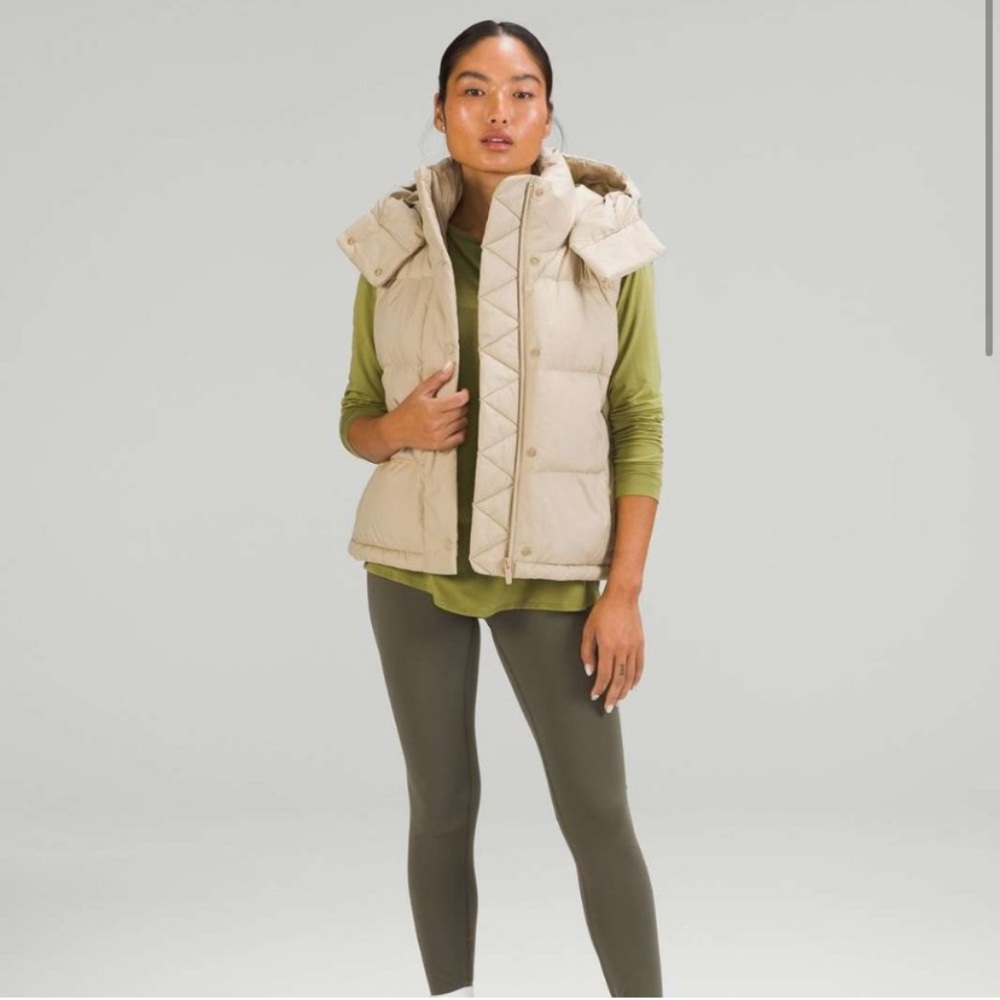 SOLD Lululemon Wunder Puff Cropped Vest - Trench - Size 6 - NWOT